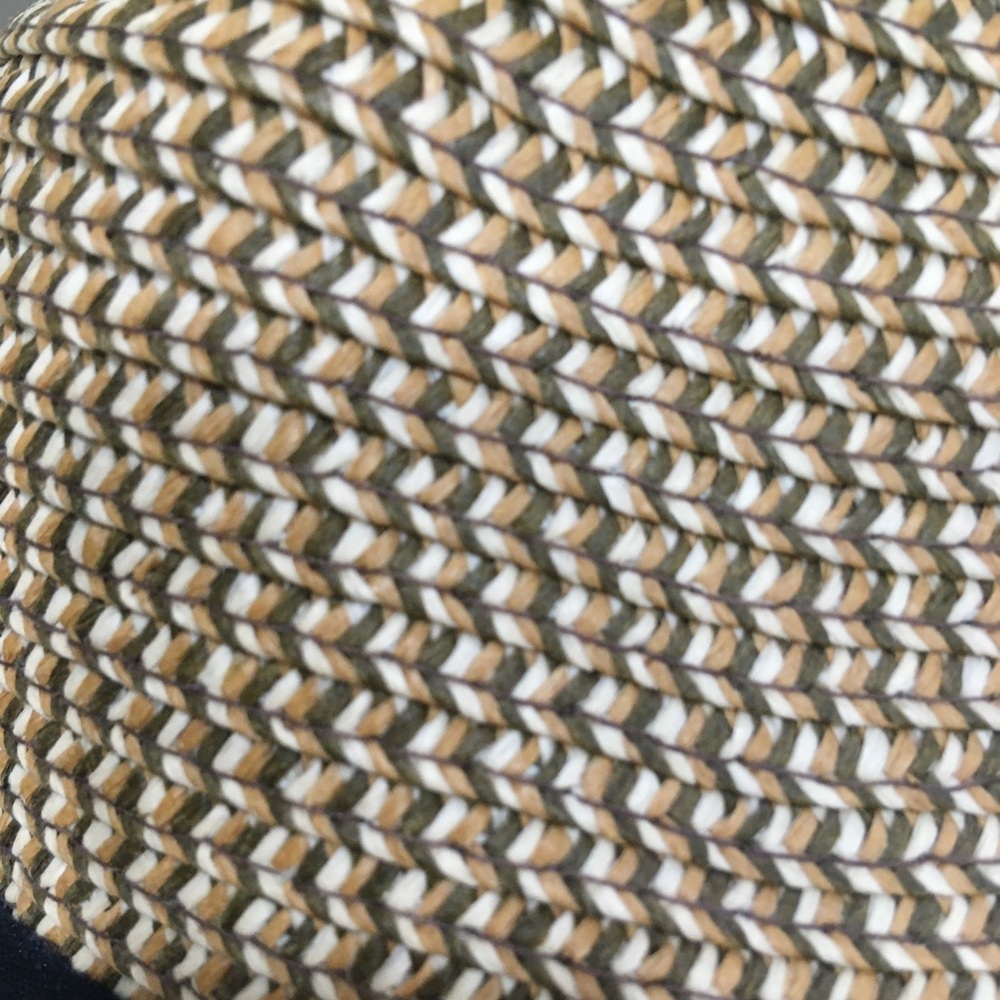 Disney Parks Straw Fedora Hat with tan with black ribbon. Cuba style - Picture 3 of 10